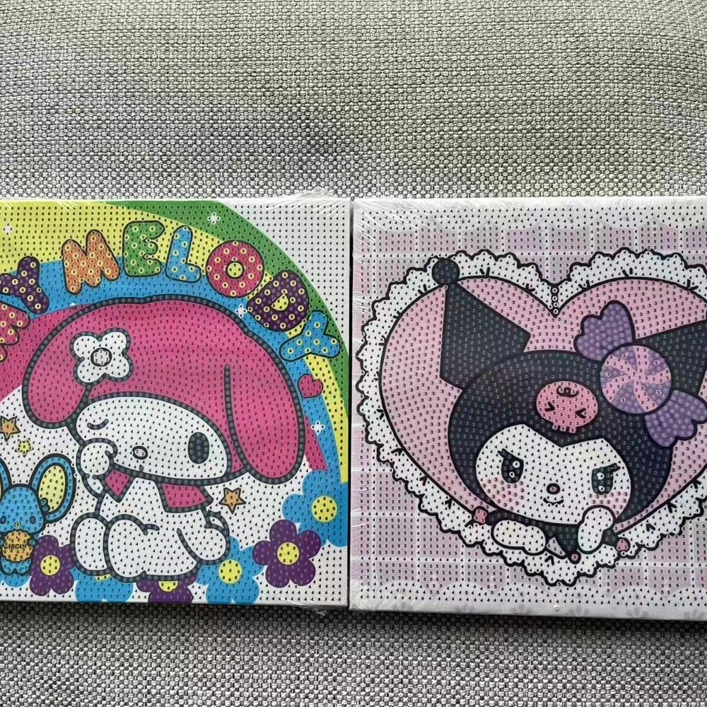 2/10$ Cute My Melody and Kuromi Diamond Paint Set